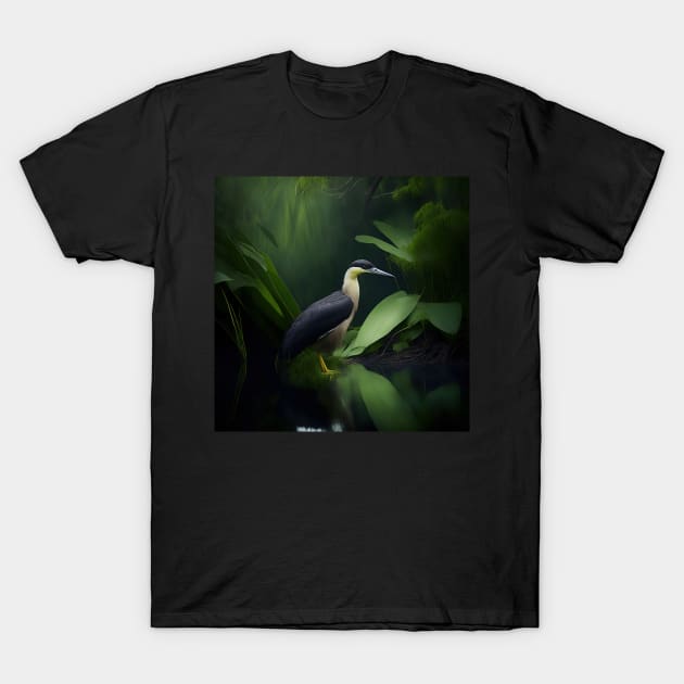 Heron T-Shirt by Carlosr1946